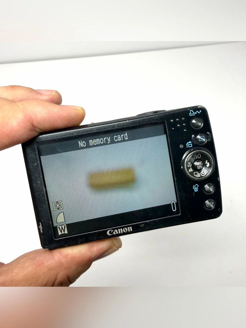 Canon PowerShot SD750 Digital ELPH 7.1 MP Silver Camera AS IS For Parts Repair
